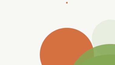 Asgari modern geometrik daireler soyut arkaplan deseni tespit etti