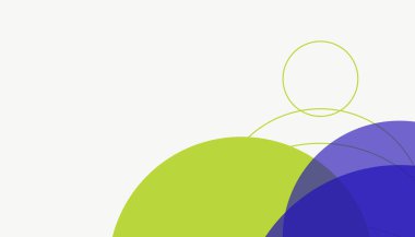 Asgari modern geometrik daireler soyut arkaplan deseni tespit etti