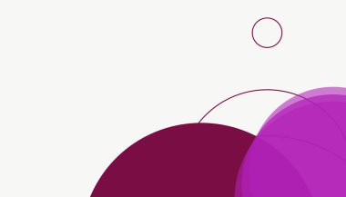 Asgari modern geometrik daireler soyut arkaplan deseni tespit etti