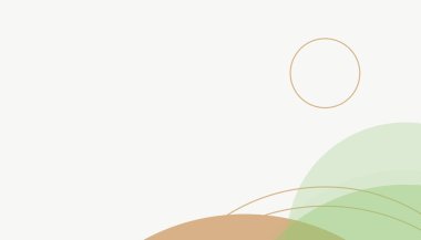 Asgari modern geometrik daireler soyut arkaplan deseni tespit etti