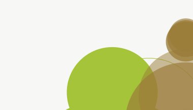 Asgari modern geometrik daireler soyut arkaplan deseni tespit etti