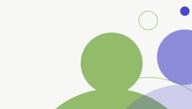 Asgari modern geometrik daireler soyut arkaplan deseni tespit etti