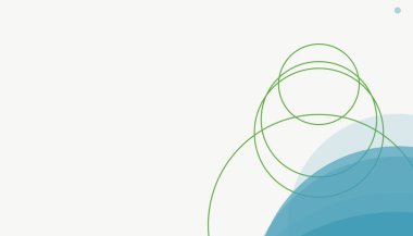 Asgari modern geometrik daireler soyut arkaplan deseni tespit etti