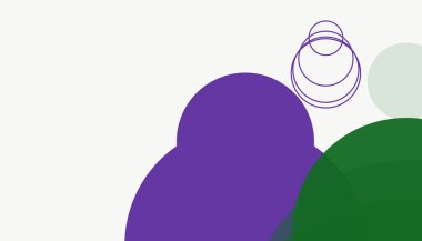 Asgari modern geometrik daireler soyut arkaplan deseni tespit etti