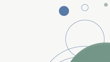 Asgari daireler soyut arkaplan deseni tespit etti