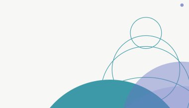 Asgari daireler soyut arkaplan deseni tespit etti