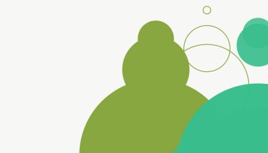 Asgari daireler soyut arkaplan deseni tespit etti