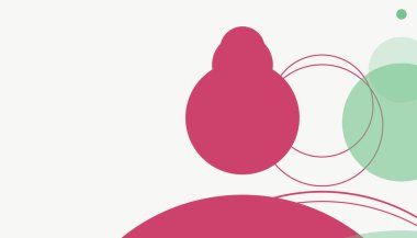 Asgari daireler soyut arkaplan deseni tespit etti