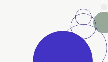 Asgari daireler soyut arkaplan deseni tespit etti