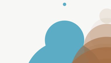 Asgari daireler soyut arkaplan deseni tespit etti