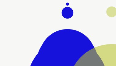 Asgari daireler soyut arkaplan deseni tespit etti