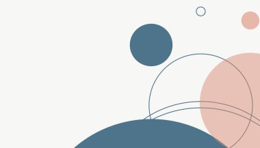 Asgari daireler soyut arkaplan deseni tespit etti