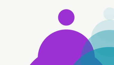 Asgari daireler soyut arkaplan deseni tespit etti