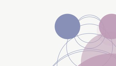 Asgari daireler soyut arkaplan deseni tespit etti