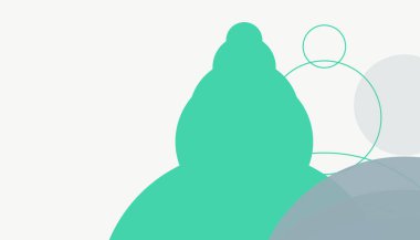 Asgari daireler soyut arkaplan deseni tespit etti