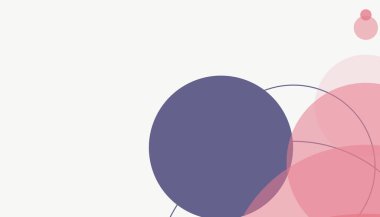 Asgari daireler soyut arkaplan deseni tespit etti