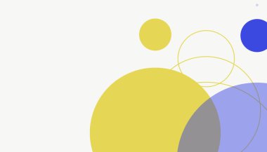 Asgari daireler soyut arkaplan deseni tespit etti