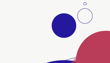 Asgari daireler soyut arkaplan deseni tespit etti