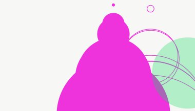 Asgari daireler soyut arkaplan deseni tespit etti