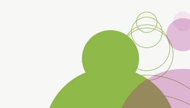 Asgari daireler soyut arkaplan deseni tespit etti