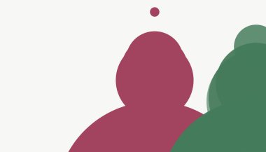 Asgari daireler soyut arkaplan deseni tespit etti