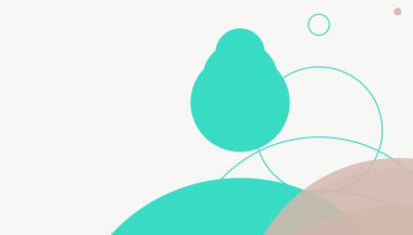 Asgari daireler soyut arkaplan deseni tespit etti