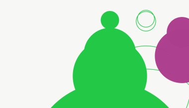 Asgari daireler soyut arkaplan deseni tespit etti