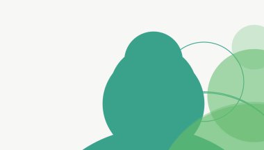 Asgari daireler soyut arkaplan deseni tespit etti