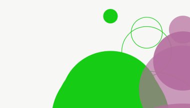 Asgari daireler soyut arkaplan deseni tespit etti