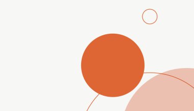 Asgari daireler soyut arkaplan deseni tespit etti