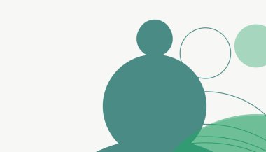 Asgari daireler soyut arkaplan deseni tespit etti