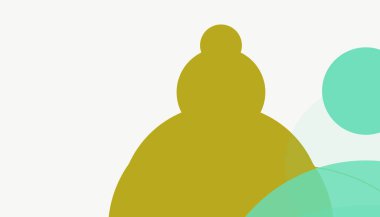 Asgari daireler soyut arkaplan deseni tespit etti