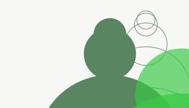 Asgari daireler soyut arkaplan deseni tespit etti