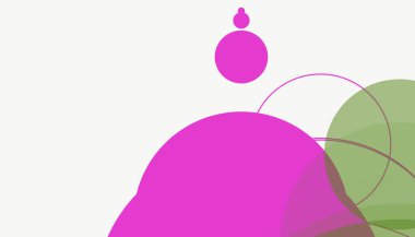 Asgari daireler soyut arkaplan deseni tespit etti