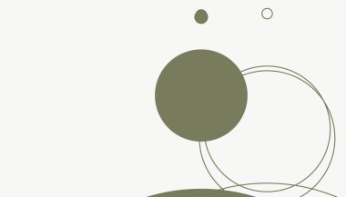 Asgari daireler soyut arkaplan deseni tespit etti