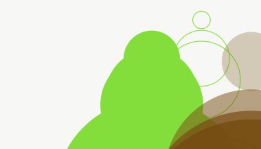 Asgari daireler soyut arkaplan deseni tespit etti