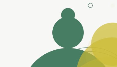 Asgari daireler soyut arkaplan deseni tespit etti