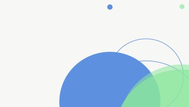 Asgari daireler soyut arkaplan deseni tespit etti