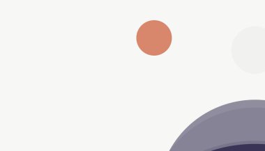 Asgari daireler soyut arkaplan deseni tespit etti