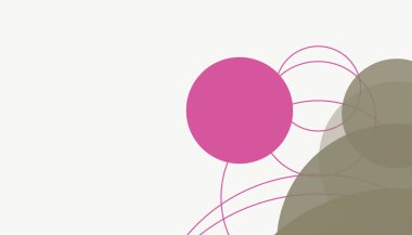 Asgari daireler soyut arkaplan deseni tespit etti