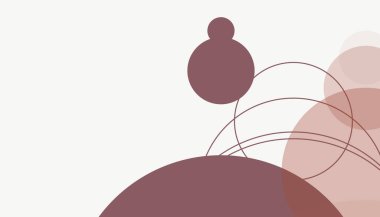 Asgari daireler soyut arkaplan deseni tespit etti