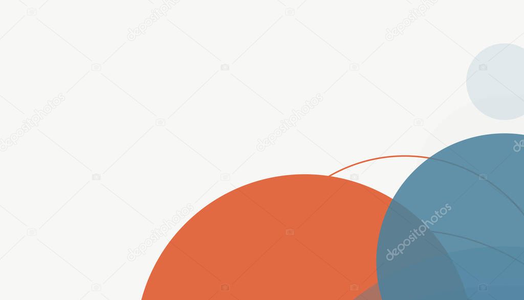 Minimal circles spotted abstract background pattern