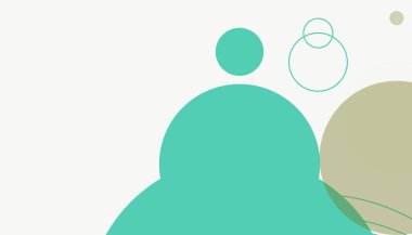 Asgari daireler soyut arkaplan deseni tespit etti