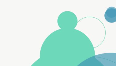 Asgari daireler soyut arkaplan deseni tespit etti