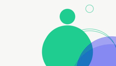 Asgari daireler soyut arkaplan deseni tespit etti