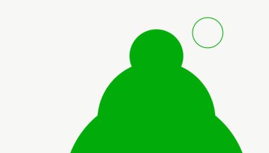 Asgari daireler soyut arkaplan deseni tespit etti