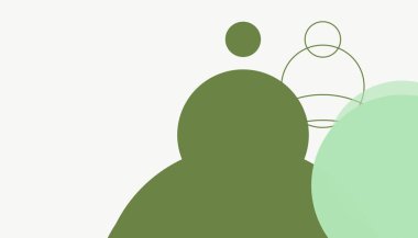 Asgari daireler soyut arkaplan deseni tespit etti