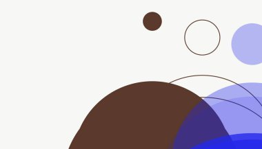 Asgari daireler soyut arkaplan deseni tespit etti