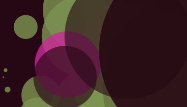 Asgari daireler soyut arkaplan deseni tespit etti