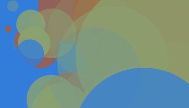 Asgari daireler soyut arkaplan deseni tespit etti